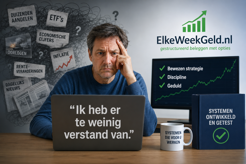 Te weinig kennis om te beleggen? Juist daarom bestaan onze systemen